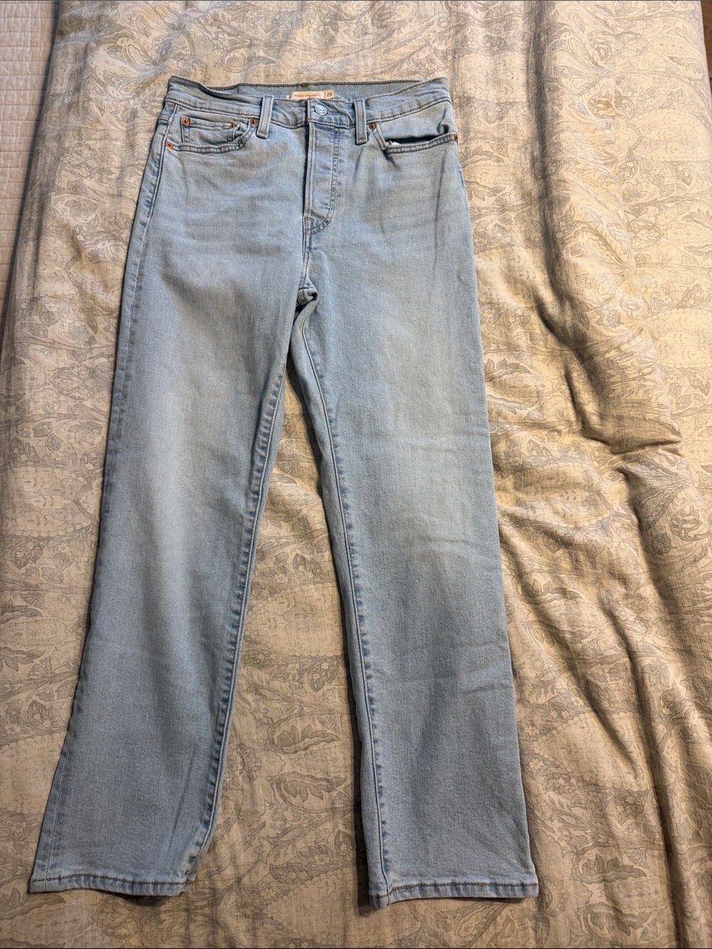 Levi's Light Blue Wedgie Straight Women's Jeans